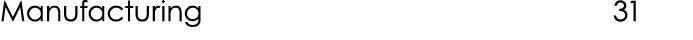 Manufacturing 31 