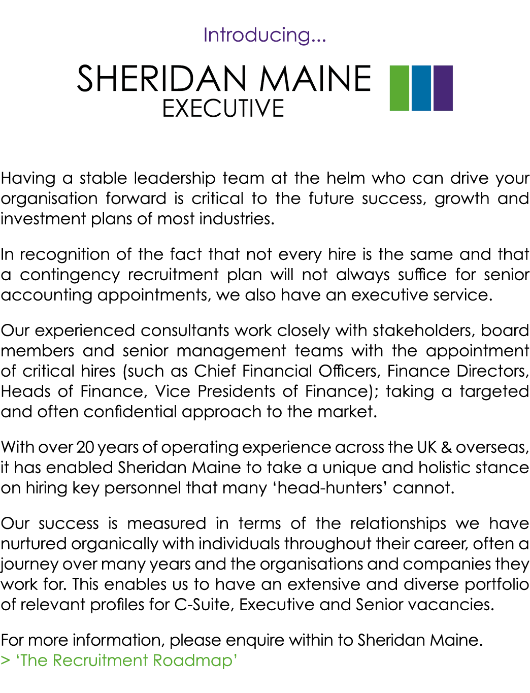 Introducing... ￼ Having a stable leadership team at the helm who can drive your organisation forward is critical to t...
