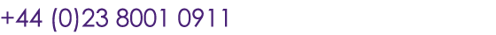 +44 (0)23 8001 0911