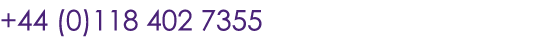 +44 (0)118 402 7355